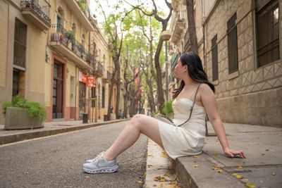 Photoshoot at Sagrada Familia, Barcelona in Barcelona — photo by Macarena Farias, Smiler
