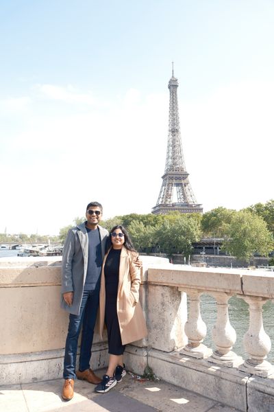 Swaroopa — Eiffel Tower Photoshoot in Paris · 2 days ago — photo by Benoît de LABEAUME, Smiler