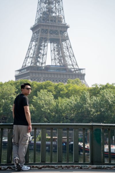 mohamed mahaerm — Professional Paris photoshoot at Eiffel Tower