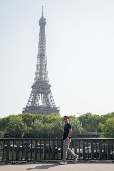 mohamed mahaerm — Professional Paris photoshoot at Eiffel Tower