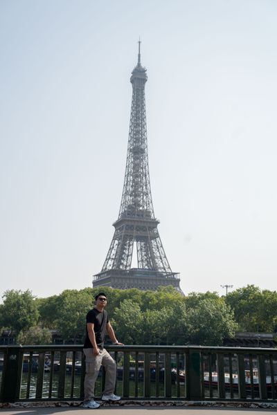 mohamed mahaerm — Professional Paris photoshoot at Eiffel Tower