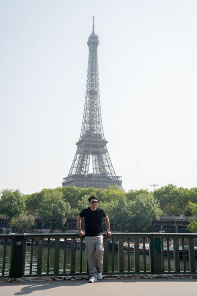 mohamed mahaerm — Professional Paris photoshoot at Eiffel Tower