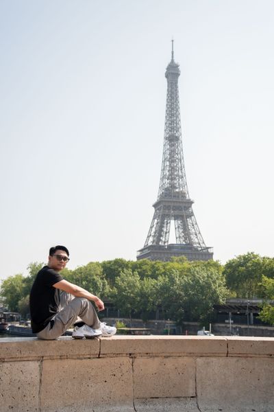 mohamed mahaerm — Professional Paris photoshoot at Eiffel Tower