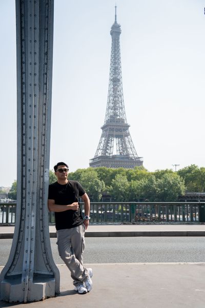 mohamed mahaerm — Professional Paris photoshoot at Eiffel Tower