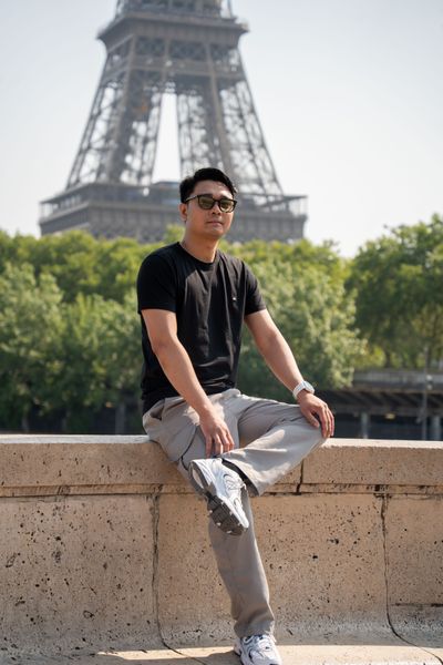 mohamed mahaerm — Professional Paris photoshoot at Eiffel Tower