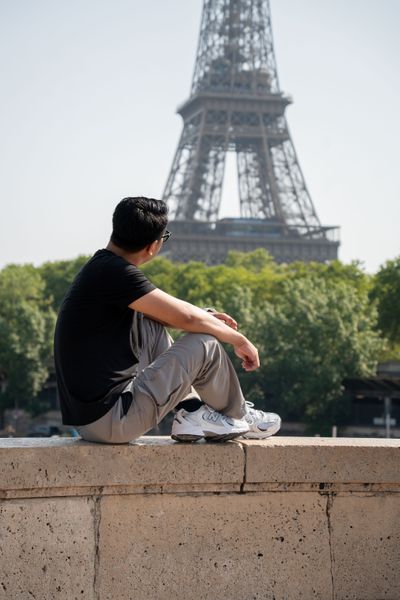 mohamed mahaerm — Professional Paris photoshoot at Eiffel Tower
