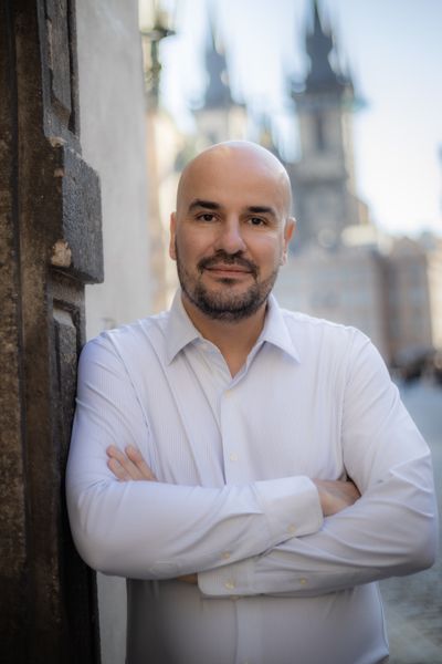 Adrien — Professional photoshoot at Prague old town · 2 w ago — photo by Silviu Robu, Smiler