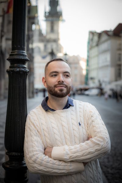 Professional photoshoot at Prague old town in Prague — photo by Silviu Robu, Smiler