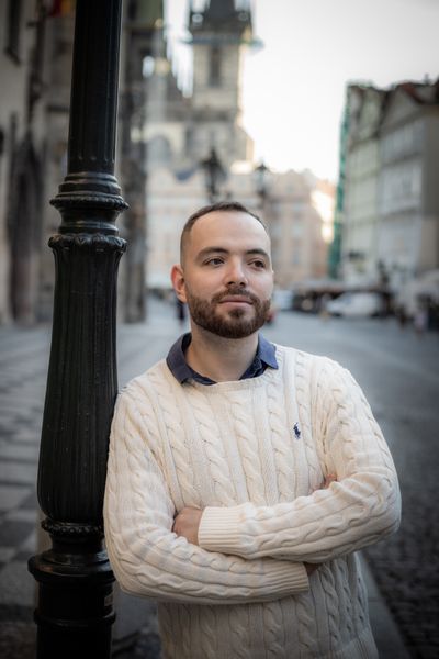 Professional photoshoot at Prague old town in Prague — photo by Silviu Robu, Smiler