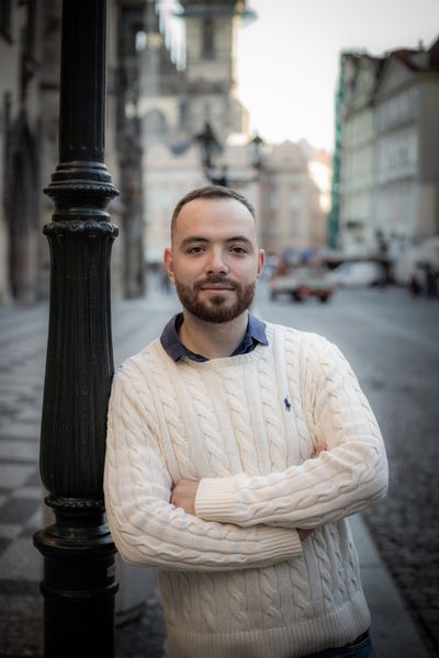 Professional photoshoot at Prague old town in Prague — photo by Silviu Robu, Smiler