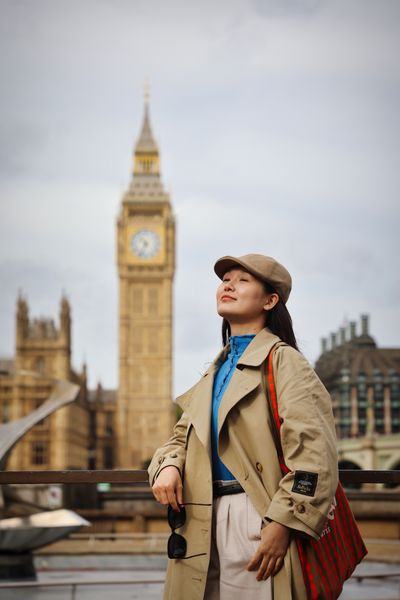 Photoshoot at Westminster and Big Ben, London in London — photo by S REDDY, Smiler