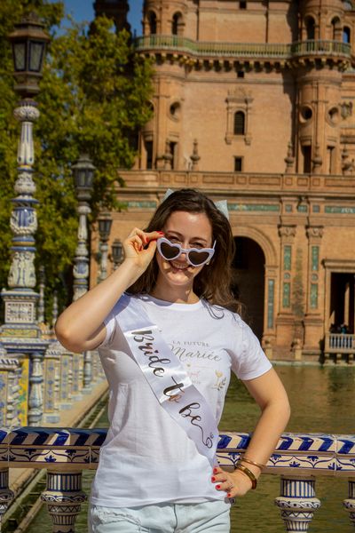 Laura — Photoshoot at Plaza de España, Seville · 4 w ago — photo by Calebe Simões, Smiler