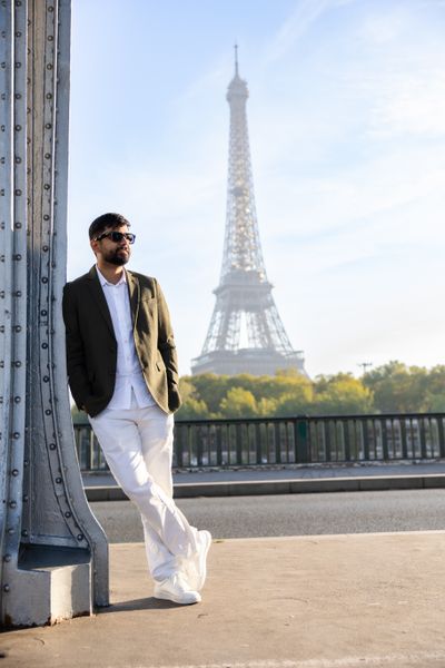 Sarvani — Eiffel Tower Photoshoot in Paris · 3 days ago — photo by Bojan Stanković, Smiler