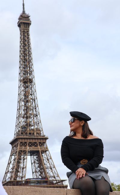 Eiffel Tower Photoshoot in Paris in Paris — photo by Nasir Khan, Smiler