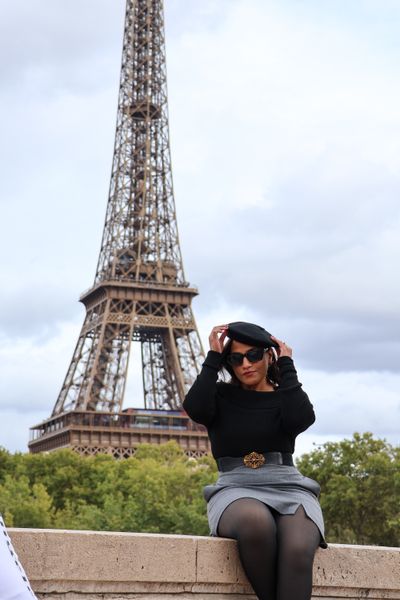 Eiffel Tower Photoshoot in Paris in Paris — photo by Nasir Khan, Smiler