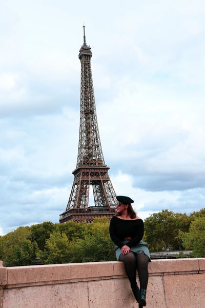 Eiffel Tower Photoshoot in Paris in Paris — photo by Nasir Khan, Smiler