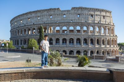 Aadi — Professional photoshoot at the Colosseum · 5 days ago — photo by Felice Scala, Smiler