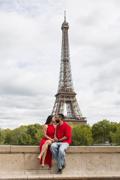 Eiffel Tower Photoshoot in Paris in Paris — photo by Vishwajeet Devrukhkar, Smiler