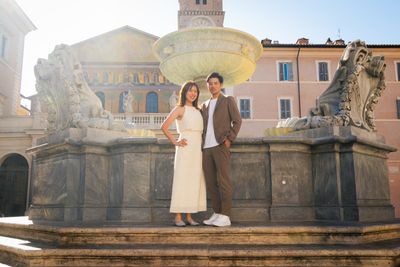 Romantic Couples Photoshoot in Rome — Trastevere (Standard) in Rome — photo by Mohamed Sajjadh, Smiler