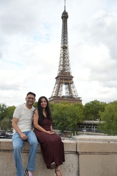 Nitin — Eiffel Tower Photoshoot in Paris · 4 days ago — photo by mohamed mahaerm, Smiler
