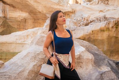 Photoshoot at Trevi, Rome in Rome — photo by Mohamed Sajjadh, Smiler