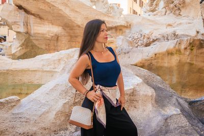 Photoshoot at Trevi, Rome in Rome — photo by Mohamed Sajjadh, Smiler