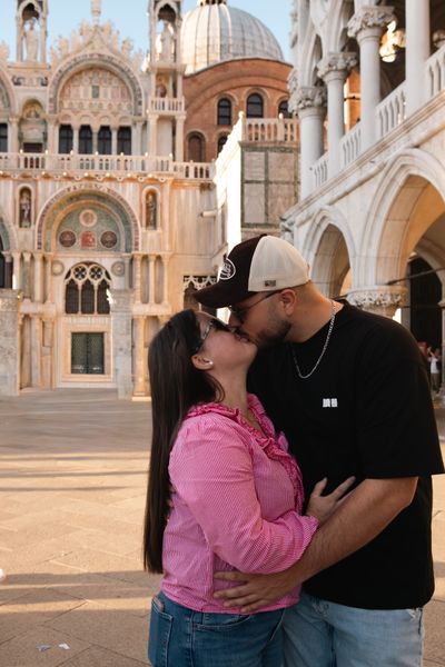 Lardoux — Professional photoshoot at the Piazza San Marco in Venice · 2 w ago — photo by K Yellow, Smiler