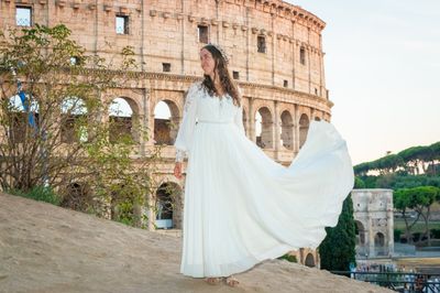 Professional photoshoot at the Colosseum in Rome — photo by Mohamed Sajjadh, Smiler