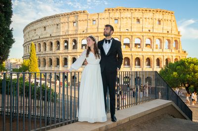 Professional photoshoot at the Colosseum in Rome — photo by Mohamed Sajjadh, Smiler