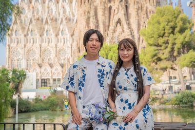 Photoshoot at Sagrada Familia, Barcelona in Barcelona — photo by Rodrigo Sylwan, Smiler