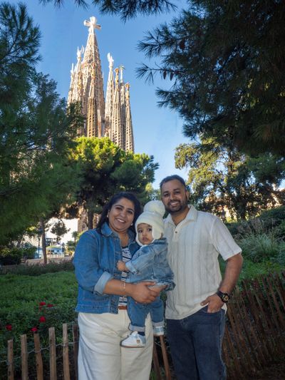 Photoshoot at Sagrada Familia, Barcelona in Barcelona — photo by María Cristina Roldán, Smiler