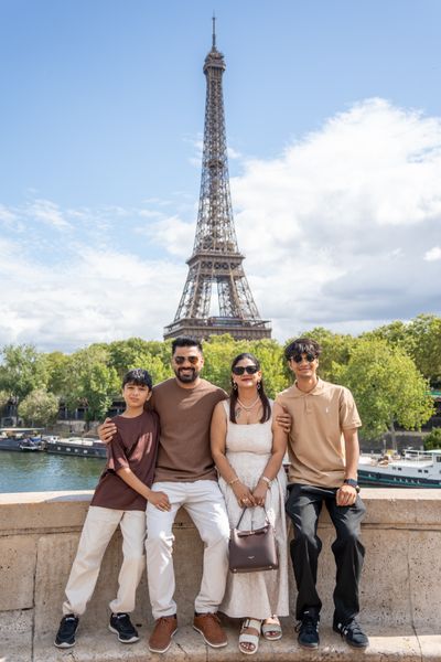 Ranjit — Eiffel Tower Photoshoot in Paris · 1 w ago — photo by Kouss AMOURA, Smiler
