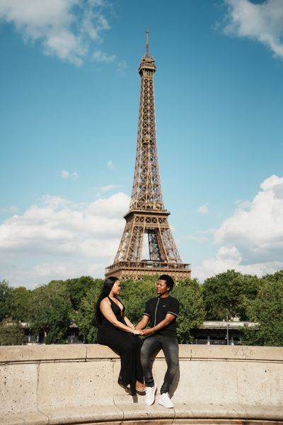 Eiffel Tower Photoshoot in Paris in Paris — photo by mohamed mahaerm, Smiler