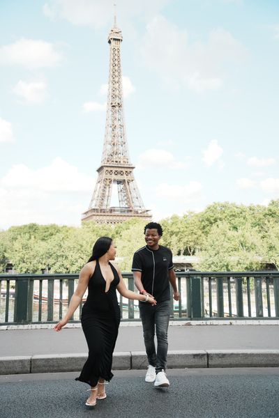 Mabu — Eiffel Tower Photoshoot in Paris · 2 days ago — photo by mohamed mahaerm, Smiler