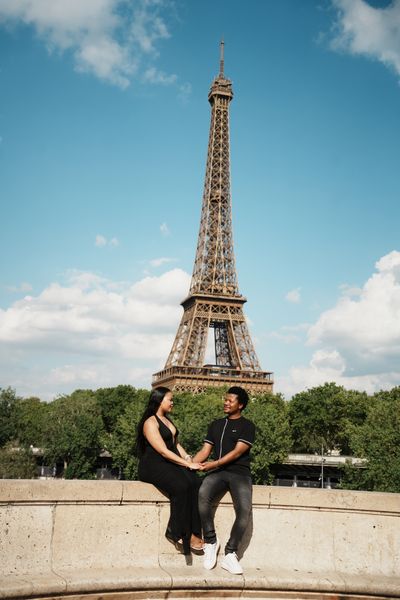 Eiffel Tower Photoshoot in Paris in Paris — photo by mohamed mahaerm, Smiler