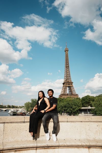 Eiffel Tower Photoshoot in Paris in Paris — photo by mohamed mahaerm, Smiler