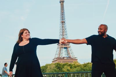 Eiffel Tower Photoshoot in Paris in Paris — photo by Romain B, Smiler