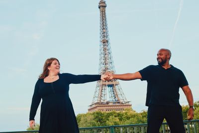 Eiffel Tower Photoshoot in Paris in Paris — photo by Romain B, Smiler