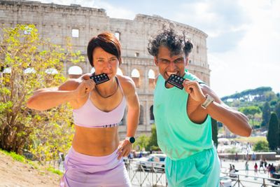 Professional photoshoot at the Colosseum in Rome — photo by Mohamed Sajjadh, Smiler