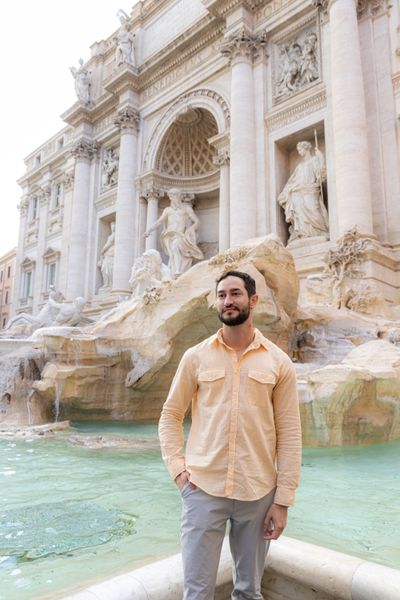 Photoshoot at Trevi, Rome in Rome — photo by Samira Bayat, Smiler