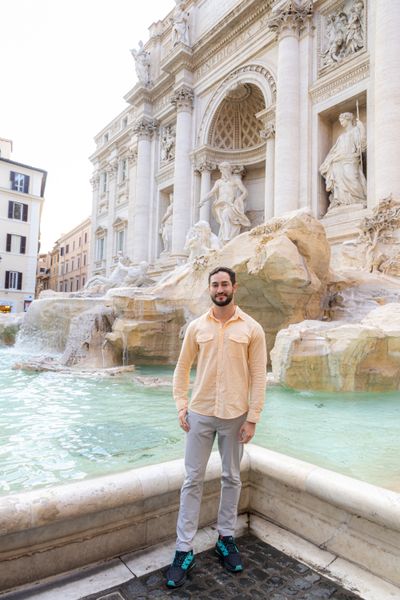 Photoshoot at Trevi, Rome in Rome — photo by Samira Bayat, Smiler
