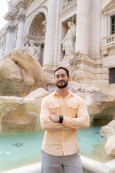 Photoshoot at Trevi, Rome in Rome — photo by Samira Bayat, Smiler