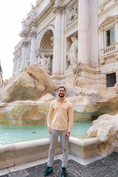 Photoshoot at Trevi, Rome in Rome — photo by Samira Bayat, Smiler