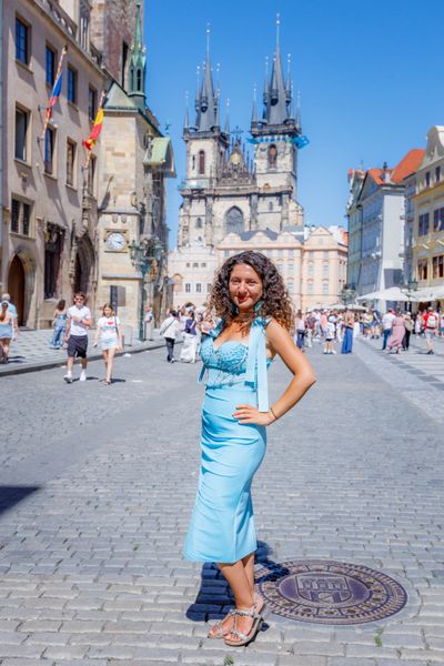 Katerina Krejčová — Professional photoshoot with the Icons of Prague